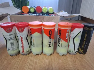 Bolas de pádel HEAD y Bullpadel