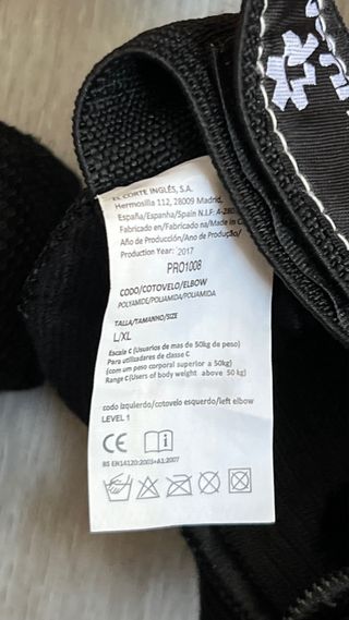 Protecciones Patines Talla L-XL