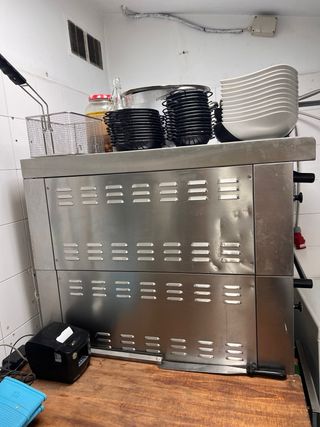 2 Hornos pizza Industrial Doble Cámara Trifásico