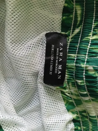 Bañador Zara Hombre Estampado Hojas pequeño