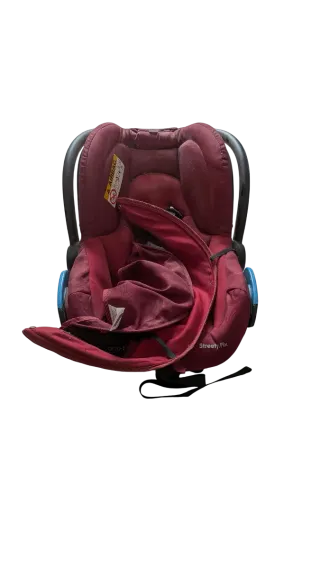 Silla de coche bebé grupo 0+ color burdeos