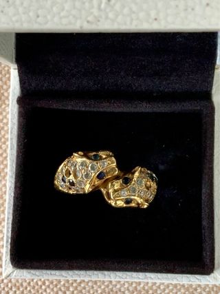 Anillo Oro Dos Leopardos 18K