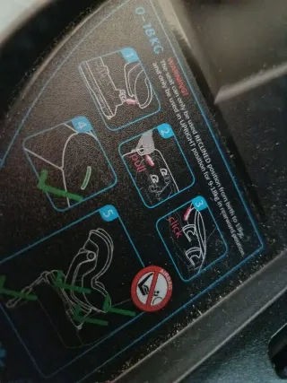 Silla bebé para coche 0-18kgs