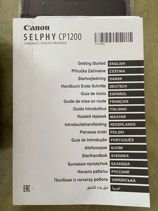 Canon Selphy CP1200 Impresora Fotográfica Wi-Fi