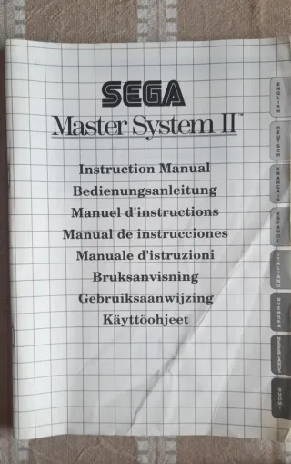 Sega Master System II Consola Negra