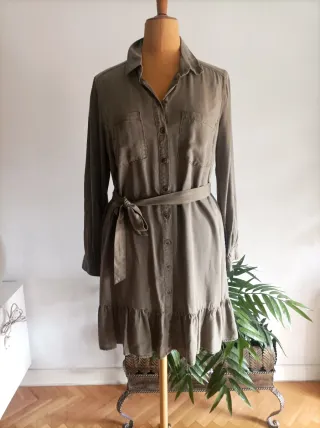 Vestido Yessica verde militar