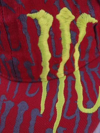 Gorra Monster Energy Roja Talla 56cm