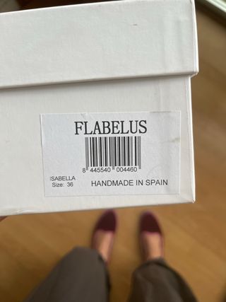 Flabelus Zapatos Planos Mujer Talla 36