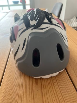 Casco bici infantil cebra