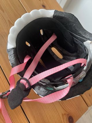 Casco bici infantil cebra