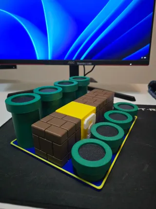 Suporte Figuras Super Mario McDonald's