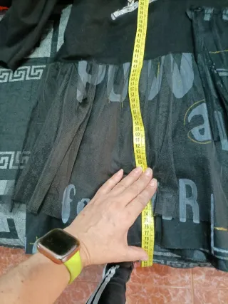 Vestido original tules negro