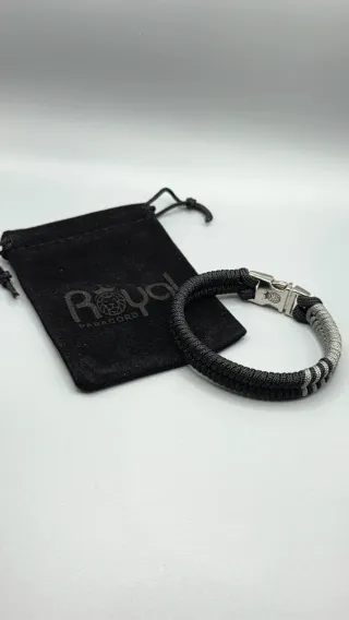 Bracciale Paracord con fibbia metallo. Vari colori