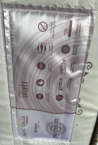 Colchón Viscolástico Tapiflex Individual 1.05x2.00