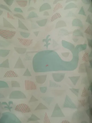 Moisés de mimbre con vestiduras