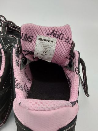 COFRA, Zapatillas de Seguridad Alice S3 SRC Talla 36 Marrón Mujer, 40 EU