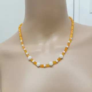 Collana Bocarol cristallo e agata