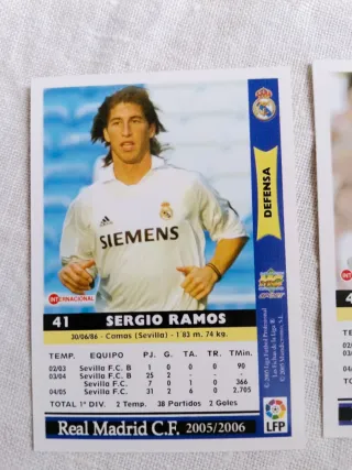 Pack Sergio Ramos Rookie Real Madrid 2005/06