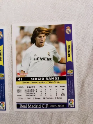 Pack Sergio Ramos Rookie Real Madrid 2005/06
