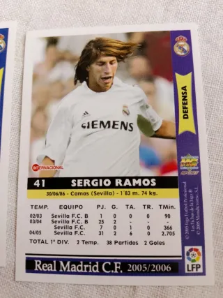 Pack Sergio Ramos Rookie Real Madrid 2005/06