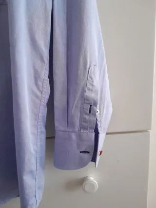 Camicia Bottega Artigiana Uomo Blu Taglia M