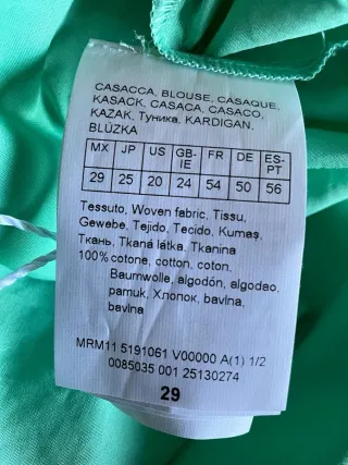 Camicia di cotone Marina Sport Donna, verde IT 56