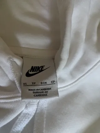 Sudadera Nike Blanca con Capucha