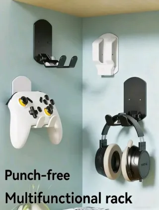 Soporte de pared 2 en 1 negro
