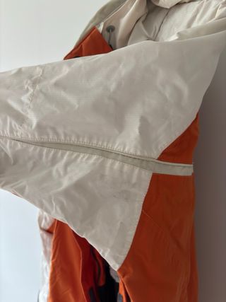 Chaqueta Columbia Beige y Naranja Talla M