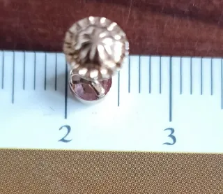 Conjunto pendientes Oro 9K circonitas rosa