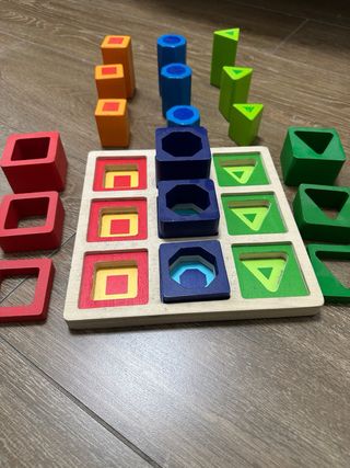 Juego Psicomotricidad Madera Montessori
