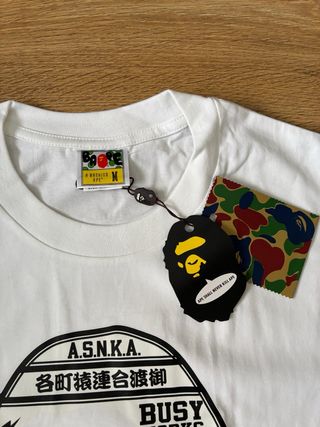Camiseta A Bathing Ape Blanca Talla Única