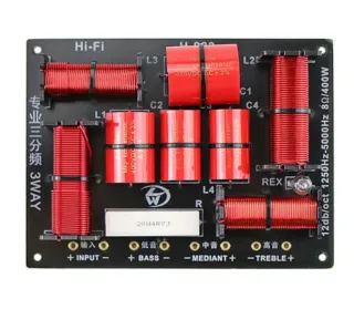 Pareja Filtros Crossover 3Vias Cajas Altavoc Hi-FI