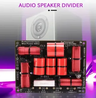 Pareja Filtros Crossover 3Vias Cajas Altavoc Hi-FI