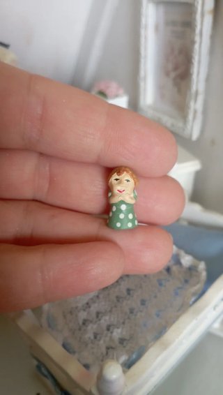 Miniatura Angioletto Decorativo Dollhouse 1:12