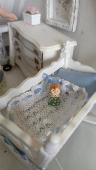 Miniatura Angioletto Decorativo Dollhouse 1:12
