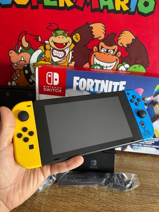 Nintendo Switch Edición Fortnite Como Nueva
