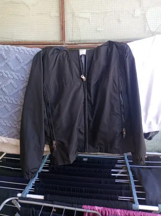 Giacca a vento Moncler nera