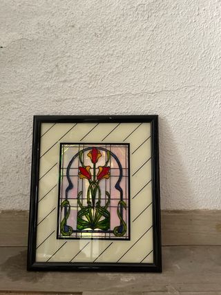 Cuadro Decorativo Flores Cristal