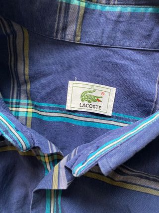 Camisa Lacoste Manga Corta Talla 43