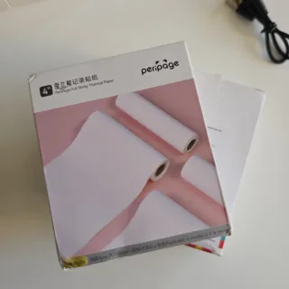 Mini impresora PeriPage + papel térmico