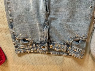 Pantalón One Dilemma con estrellas plateadas