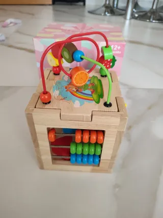 Juguete educativo madera bebé 12+ meses