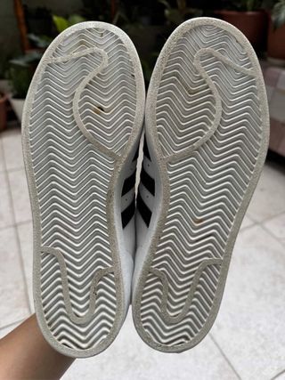 Adidas Superstar Talla 38 Blancas Negras
