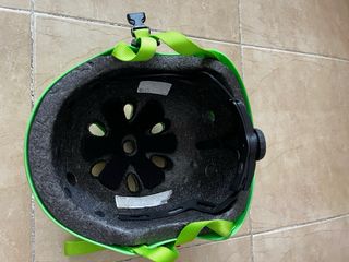 Bicicleta infantil 12” azul y casco