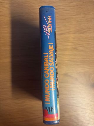 VHS Mundo Caníbal Mundo Salvaje Ruggero Deodato