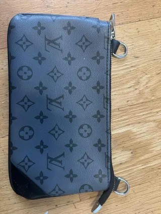 Cartera Louis Vuitton Negra y Gris