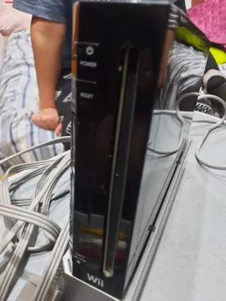 Consola Nintendo Wii Negra Completa