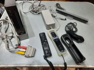 Consola Nintendo Wii Negra Completa