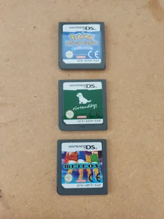 3 Juegos Nintendo DS: Pokémon, Nintendogs, Meteos